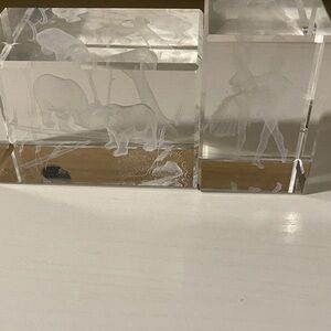 Clear Acrylic Animal Figurines
